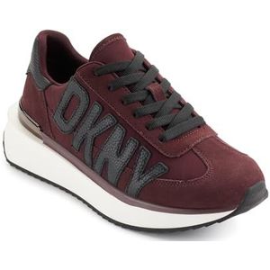 DKNY Dames Arlan Lace-Up sneakers, rood, 40 EU, rood, 40 EU