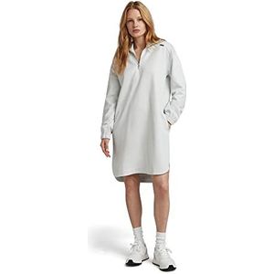 G-STAR RAW Dames track sweaterjurk jurken, grijs (Oyster Mushroom D22844-d277-d607), L