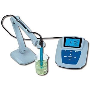 Apera Instruments MP511 pH-meter voor laboratorium/tafel, inclusief 201T-F 3-in-1 combinatiedraad, nauwkeurigheid: 0, 01 pH, meetbereik: -2, 00-19, 99 pH)