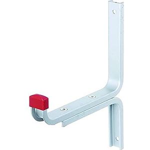 Alberts 805609 wandhaak | naar keuze in verschillende uitvoeringen | gehoekt | aluminium | diepte 170 mm | hoogte 215 mm