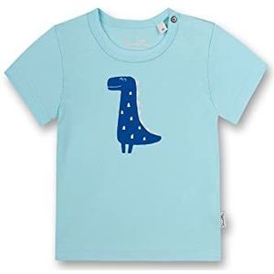 Sanetta Baby-jongens T-shirt, turquoise, 62 cm