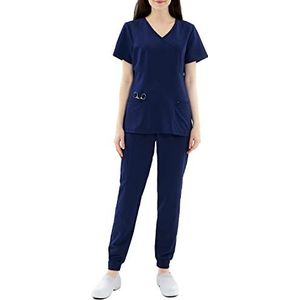 MISEMIYA - Sanitair-uniformen voor dames, medische uniformen, medische uniformen, verpleegsters, casaade en broek, Ref. 0053, L, XL