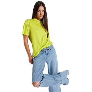 T-Shirt - Marineblauw - Basics, Licht Khaki, XS, Licht Kaki, XS