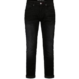 Petrol Industries Heren Denim Tapered Pants, Black Stone, Black Stone