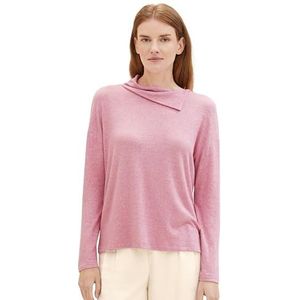 TOM TAILOR T-shirt met lange mouwen voor dames, 33966 - Dusty Vanda Melange, S