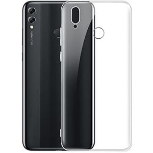 Hoesje compatibel voor Huawei Honor 8 Smart, Crystal Clear Slim Fit Soft TPU Siliconen Cover, Krasbestendig Flexibele Beschermende Telefoon Cover - Transparant