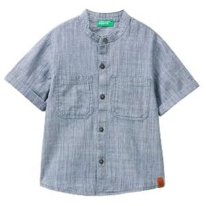 United Colors of Benetton Kinder- en jeugdhemd, Blauw, 104