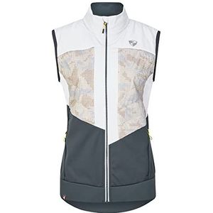 Ziener NIYA Softshell / hybride jas Skitour | ademend, winddicht, Primaloft, beige camo, 36