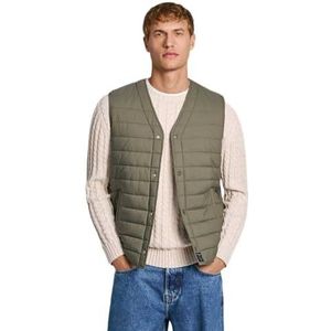 Pepe Jeans Heren Thander, jas, groen, XXL, Groen (Leaf Green), XXL