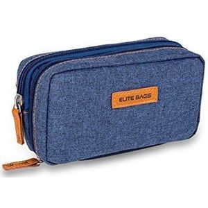 Diabetic´s Elite Bags Isotherme tas voor diabetici, voor insulinepennen en glycometers, kleur: donker denim, Blauw, Modern