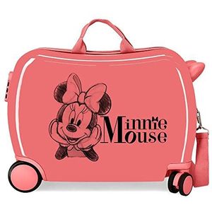 Disney Minnie in Love Cabin Koffer, roze, Eén maat, Koffer voor kinderen