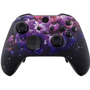 eXtremeRate Voorste Schaal Cover voor Xbox One Elite Series 2 (Model 1797),Shell Case &Accent Rings Vervanging voor Xbox Elite Series 2 Wireless Core Controller-Surrealistisch Lava