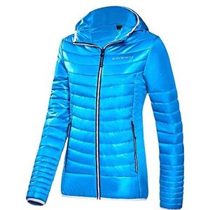 Black Crevice Isolatiejas voor dames, ademende outdoorjas, hoogwaardige functionele damesjas van 100% polyester en warmte-isolerende wattering, water- en winddicht, lichtblauw, 38