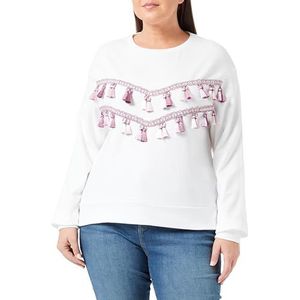 aleva Sweatshirt voor dames, wolwit, XL