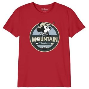 Disney T-shirt voor jongens, Rood, 10 Jaar