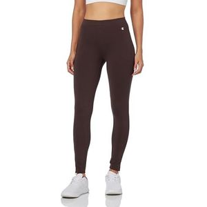 Champion Legacy American Classics W-Cotton Lycra Leggings voor dames, Bruin, XXL