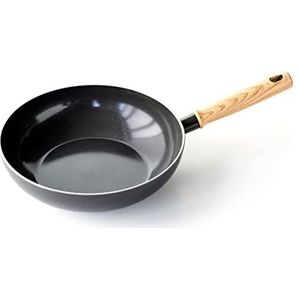 GreenChef Vintage Inductie Wokpan - 28 cm - PFAS-vrij en energiebesparend