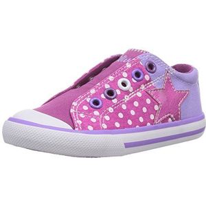 s.Oliver 34207 meisjes sneakers, Pink Fuxia kam 599., 26 EU