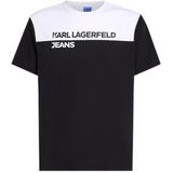Karl Lagerfeld Jeans Reg Blocked T-shirt Met Korte Mouwen