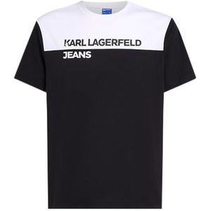 Karl Lagerfeld Jeans Reg Blocked T-shirt Met Korte Mouwen