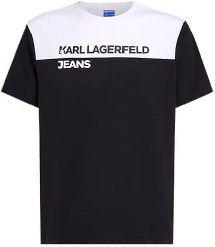Karl Lagerfeld Jeans Reg Blocked T-shirt Met Korte Mouwen