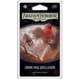 Fantasy Flight Games , Arkham Horror The Card Game: Mythos Pack - 4.4. Union and Disillusion , Card Game , Ages 14+ , 1 to 4 Players , 60 to 120 Minutes Playing Time