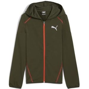 PUMA ACTIVE SPORTS Hoodie met volledige rits TR B Dark Olive