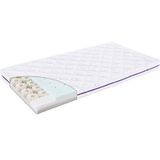 Träumeland T015352 baby- en kindermatras OCTASMART - 8x ademend | duurzaam geproduceerd, afmeting 70 x 140 cm, wit, 3500 g