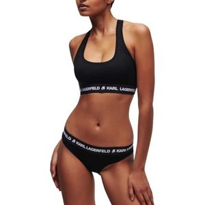 Karl Lagerfeld B.V Bralette met logo, zwart, S