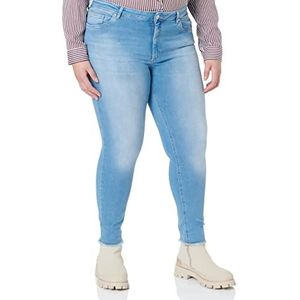 ONLY ONLBlush Mid Skinny Fit Jeans voor dames, grijs (Light Medium Blue Denim), S