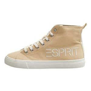 ESPRIT Dames high lace-up sneakers, 270/beige, 37 EU, 270 Beige, 37 EU