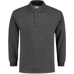 Tricorp 301004 casual polokraag sweatshirt, 60% gekamd katoen/40% polyester, 280 g/m², zwart, maat 6XL