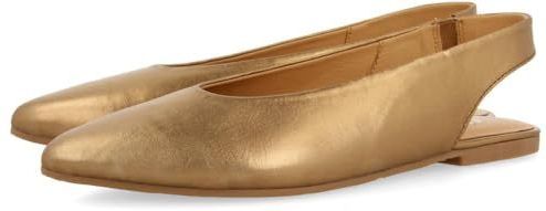 Gioseppo - Ballerina's - Brons - Leer - Comfortabele Voering