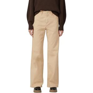 s.Oliver - Wijde Jeans - Beige - Five-Pocketsstijl