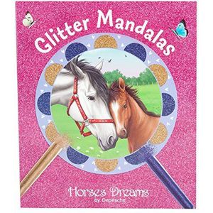 Depesche 5476 Kleurboek Glitter Mandalas, Horses Dreams