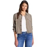 Street One Dameshemdblouse met borstzakken, Stone Brown, 38