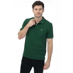 GANT REG EMB Archive Shield Polo, Juniper Green., XXL