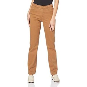 BRAX Dames Style Carola Five-Pocket katoenen satijnen broek, walnoot, 25W x 32L