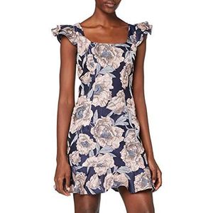 Chi Chi London Chi Normani jurk voor dames, Blauw, 36 NL
