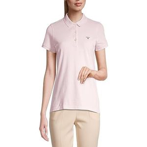 GANT Dames MD. Summer Pique Polo hemd, Pale PINK, Standard, roze (pale pink), XXL
