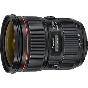 Canon EF 24-70 mm zoomlens met F2.8L II USM voor EOS (82 mm filterdraad), zwart