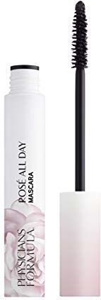 Physicians Formula, Rosé All Day Mascara, Volume en lengte Mascara met Hoog-gepigmenteerde Formule, Verrijkt met Rozenwater, Kakadu Plum, Goji Berry en een Lifting Blend, Vegan, Black