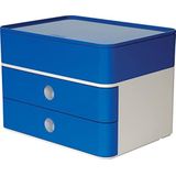 Han 1100-14 ALLISON SMART-BOX PLUS, Ladebox met 2 laden en gebruiksvoorwerpen, Royal Blue