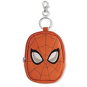 DISNEY Marvel Spiderman Rode Mini Rugzak Sleutelhanger, Rood, Wit & Zwart, Eén maat, Modern design