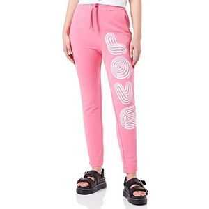 Love Moschino Regular Fit Jogger vrijetijdsbroek voor dames, Fuchsia, 40 NL