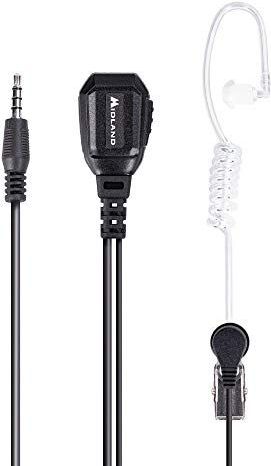 Midland - Ma 31-777 Pro - Hoofdtelefoon - Zwart - Pneumatisch - 1 Pin