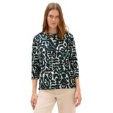 Cecil - Gedessineerd Shirt - Groen - Dames - Met Capuchon