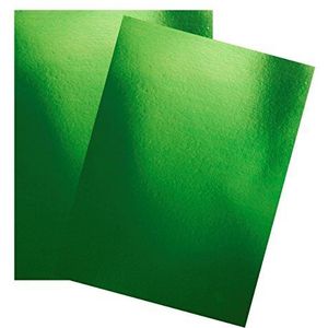 House of Card & Papier A2 240 gsm Foil Card - Groen (Pak van 25 Sheets)