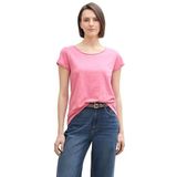 Tom Tailor - T-shirt - Effen - Regular Fit - Puur Katoen