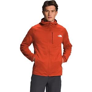 THE NORTH FACE Canyonlands Hoodie Heren Fleece Verroest Brons Heather Sz M, Verroeste bronzen heide, M
